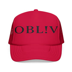 Bold Embroidered Foam Trucker Hat, Casual Hat, Adjustable Cap,  Trendy Hat for Outdoors and Festivals
