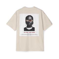 Men's Premium Oversized Tee - 'PRAISE THE LORD' Graphic Tee for Casual Wear