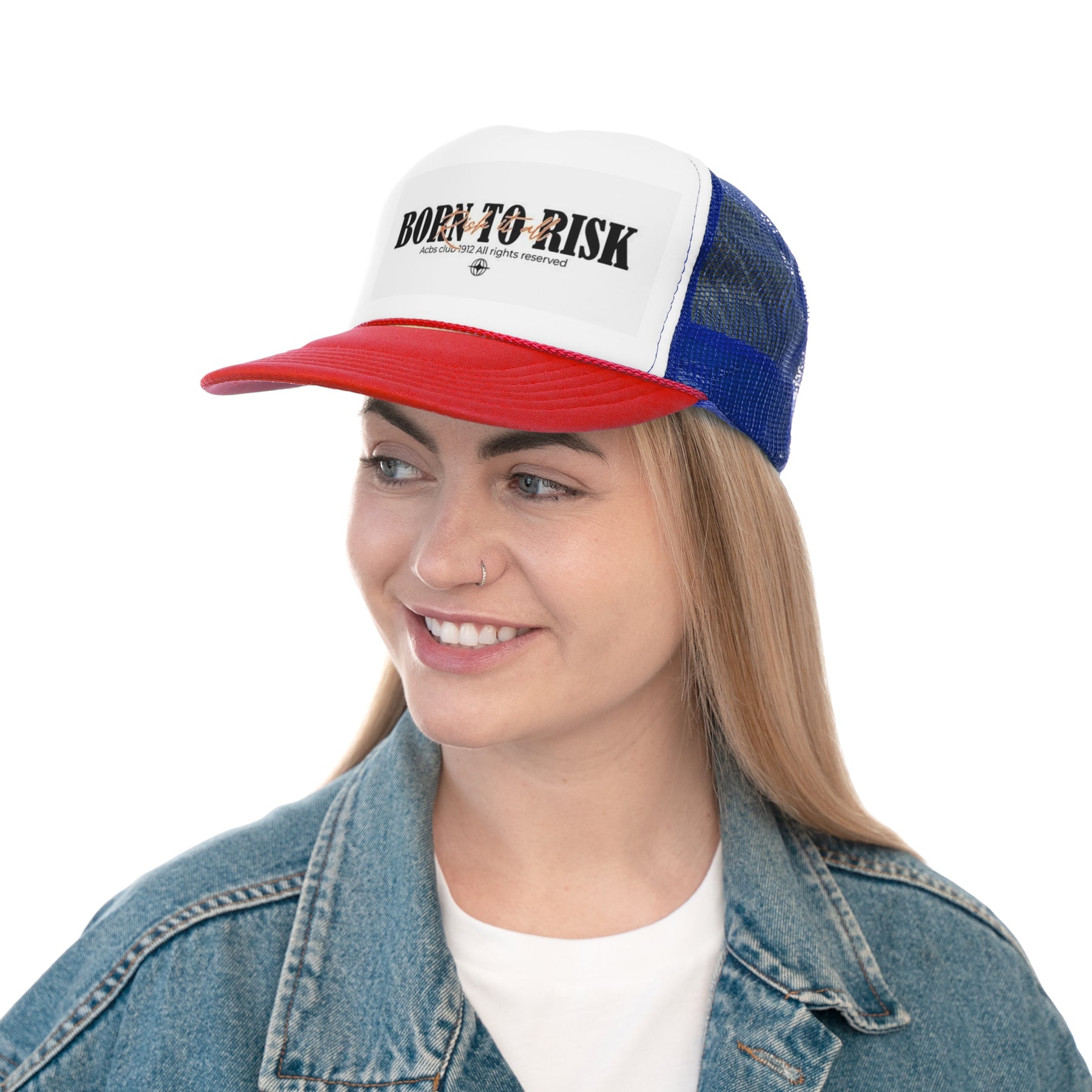 Born to Risk Trucker Cap - Stylish Mesh Hat for Adventurers