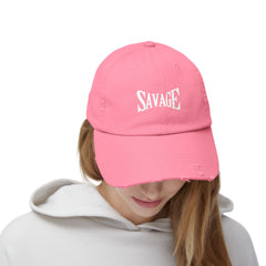 "SAVAGE Distressed Dad Hat"