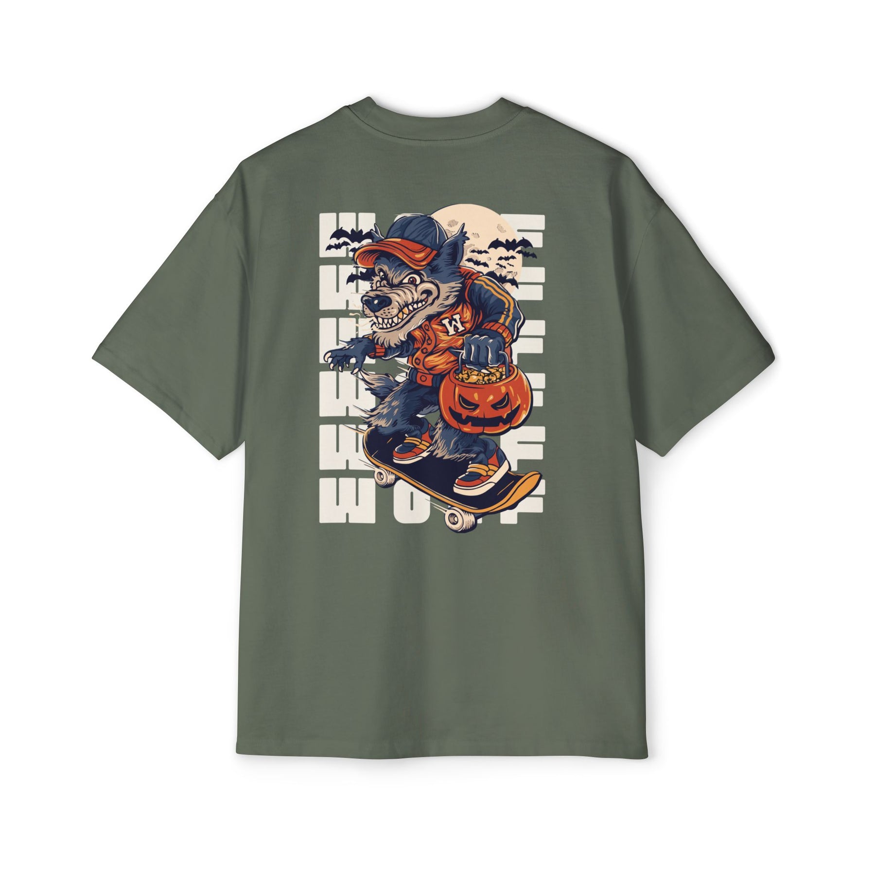 Werewolf on Wheels Oversized-Tee