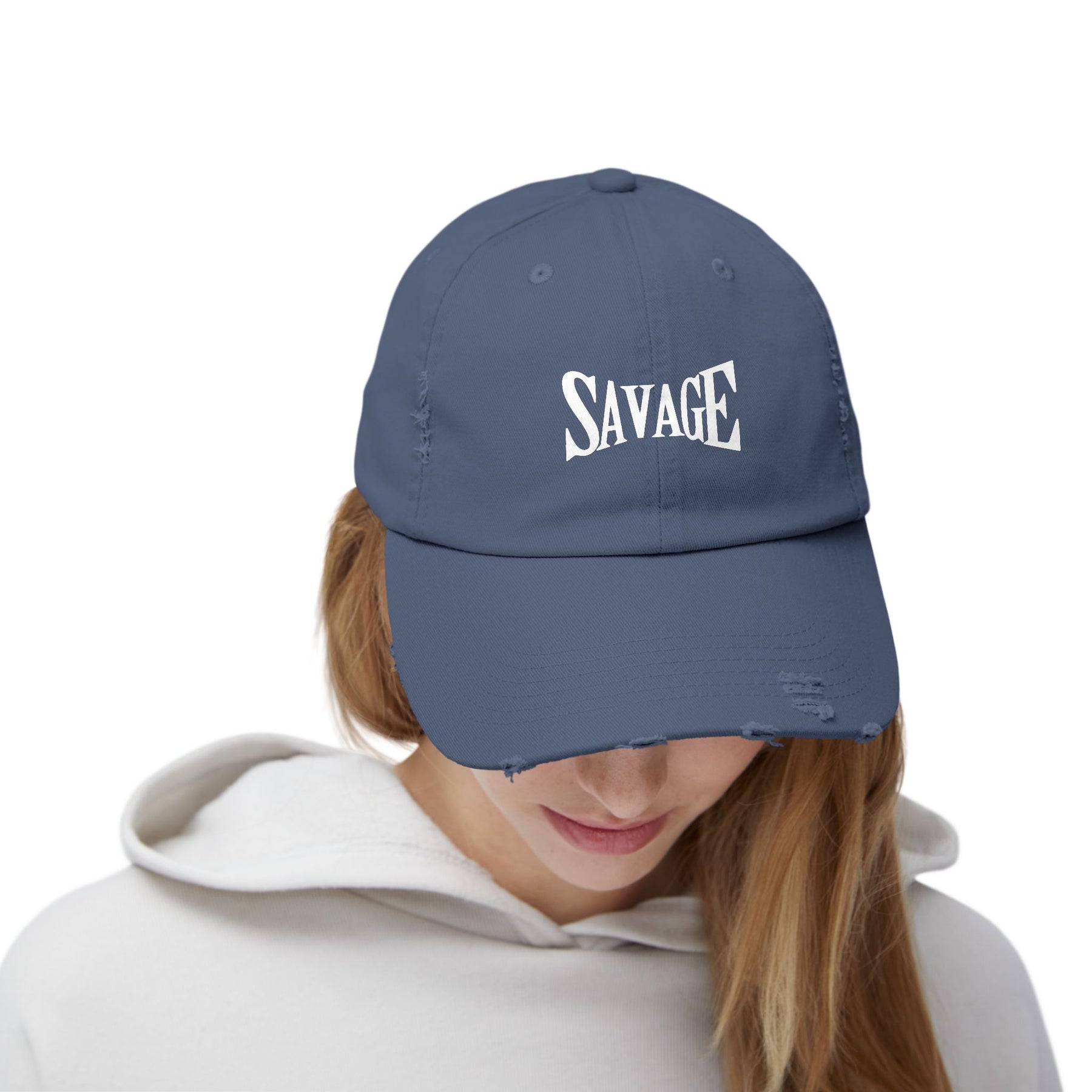 "SAVAGE Distressed Dad Hat"