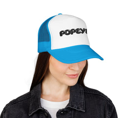 Popeye Foam Trucker Hat | Custom Embroidered Baseball Cap.