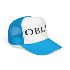 Bold Embroidered Foam Trucker Hat, Casual Hat, Adjustable Cap,  Trendy Hat for Outdoors and Festivals