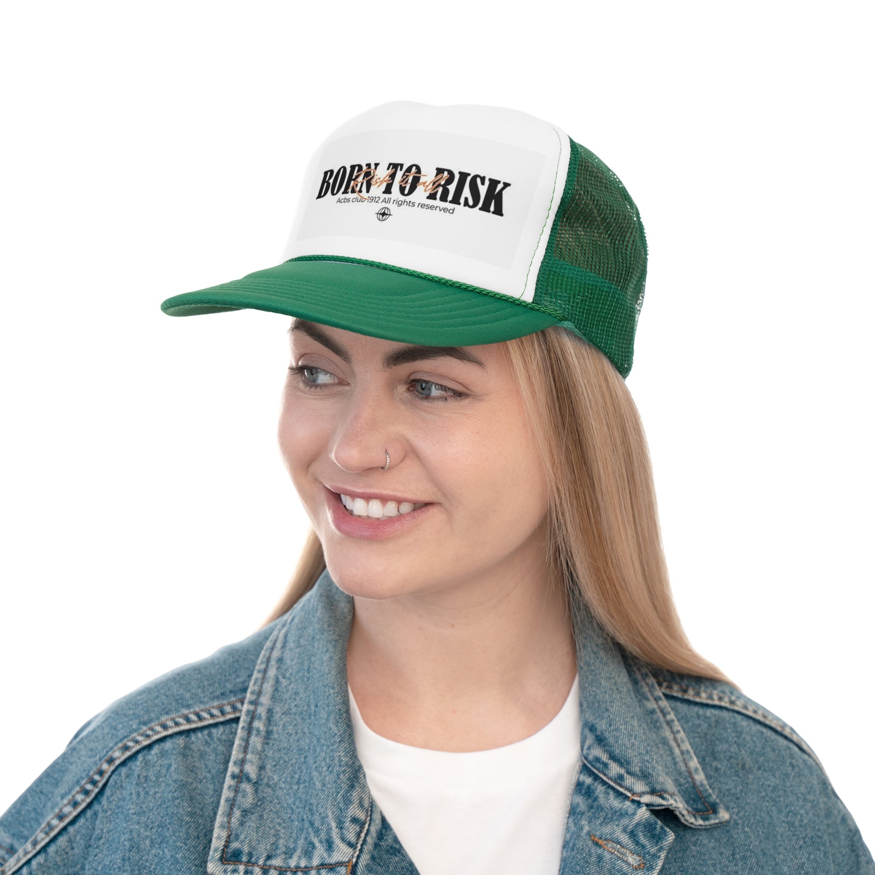 Born to Risk Trucker Cap - Stylish Mesh Hat for Adventurers