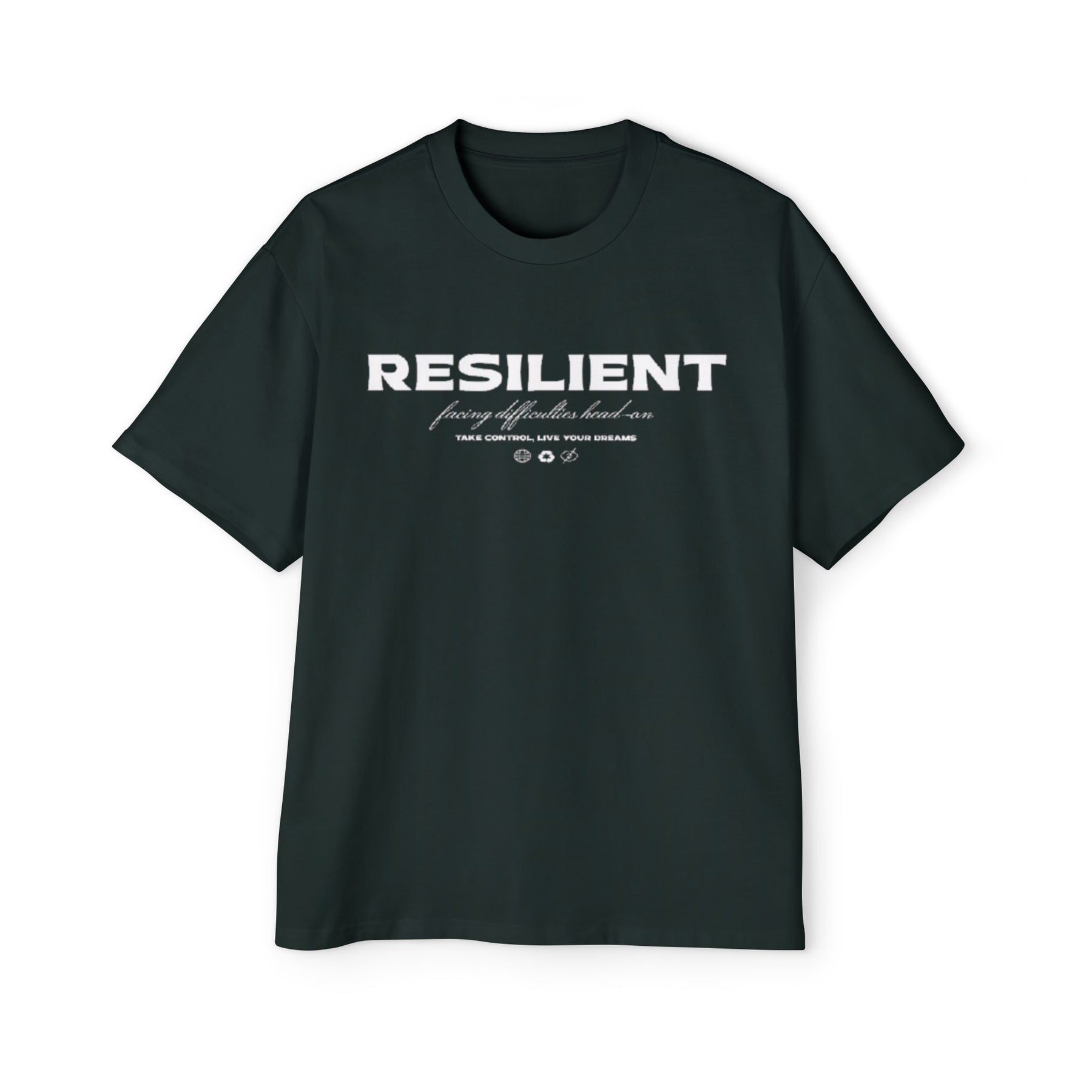 Oversized Resilient Tee - Casual Comfort for Everyday Strength