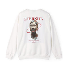 Eternity Graphic Sweatshirt, Premium Crewneck, OBL!V Fashion Layer, Luxury Everyday Wear