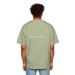 Men's Heavy Oversized Tee, Premium Top, Comfortable Streetwear, Graphic Tee,  Essential..