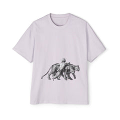 Vintage Premium  Oversized Tee with Savanna Adventure Design, Casual Wear, Graphic Tee, Streetwear Style..