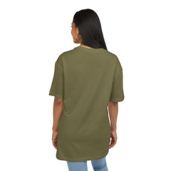 Premium Artistic Oversize Tee - Handprint Design for Creative Souls