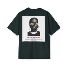 Men's Premium Oversized Tee - 'PRAISE THE LORD' Graphic Tee for Casual Wear