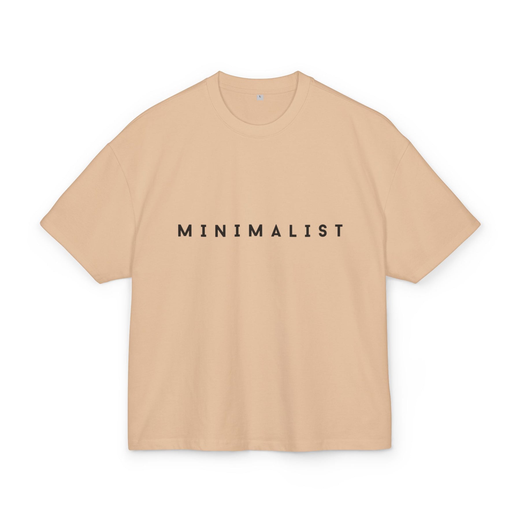 Oversized Tee - Olive Minimalist Unisex Cotton Box Tee