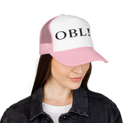 Bold Embroidered Foam Trucker Hat, Casual Hat, Adjustable Cap,  Trendy Hat for Outdoors and Festivals