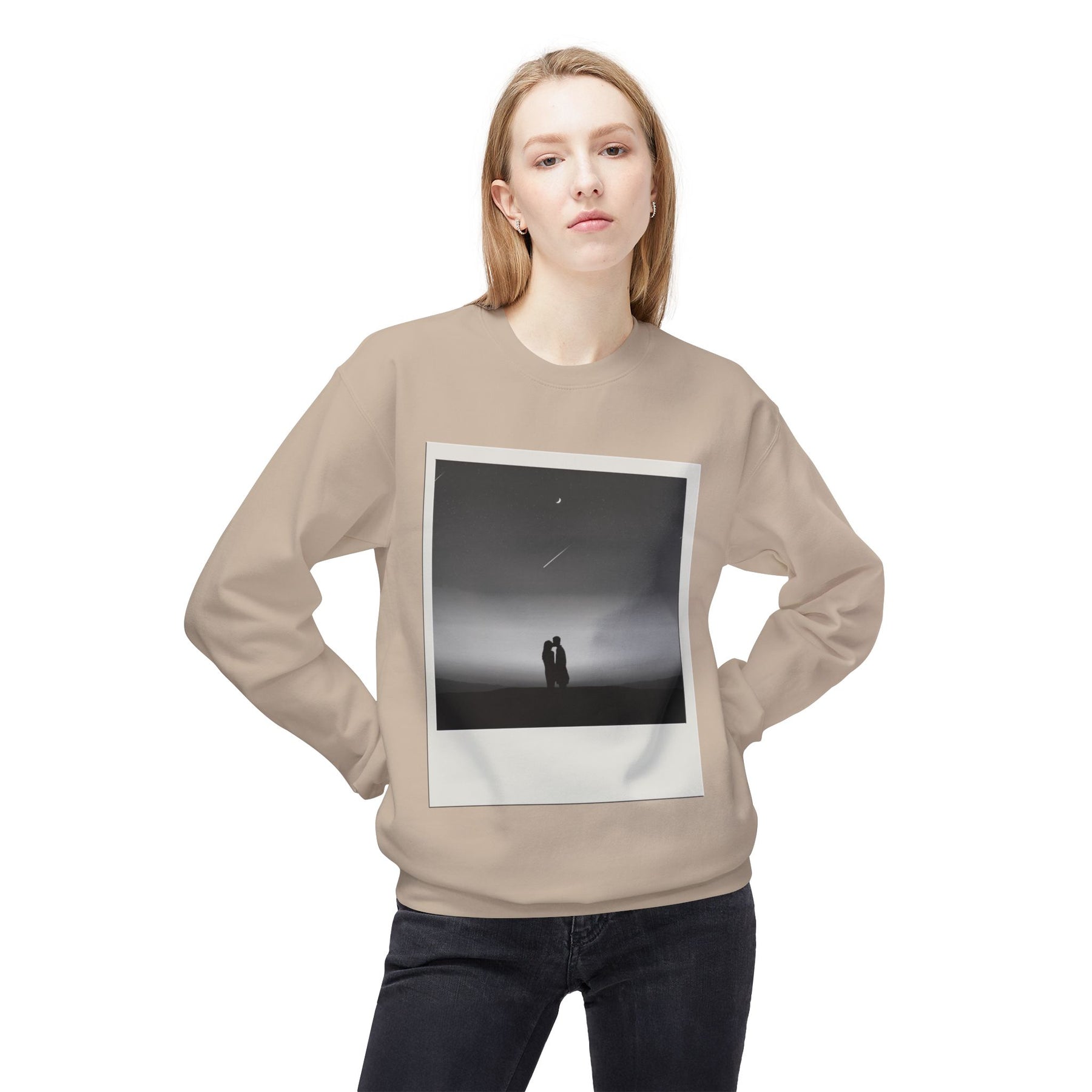 Polaroid Kiss Black Sweatshirt