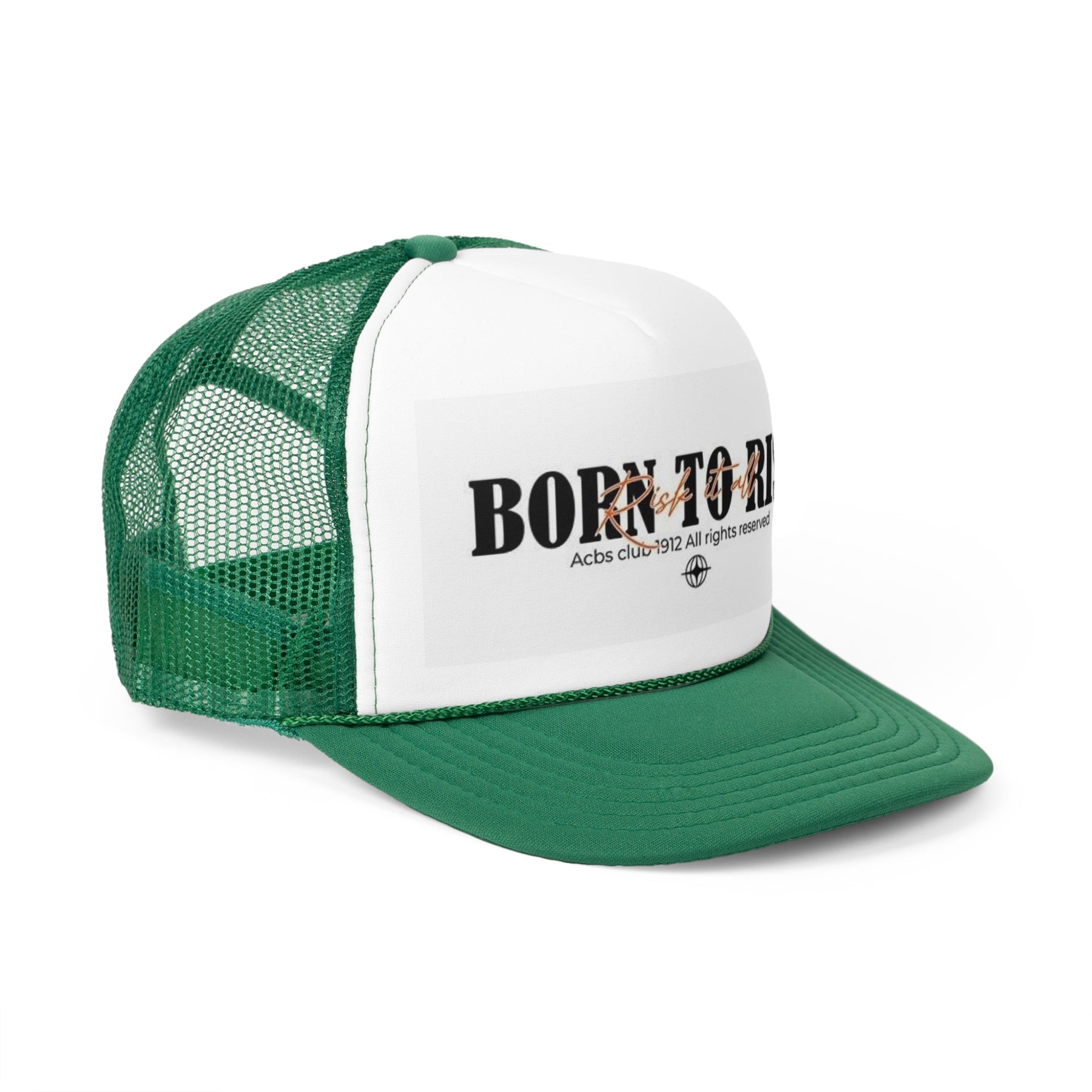 Born to Risk Trucker Cap - Stylish Mesh Hat for Adventurers