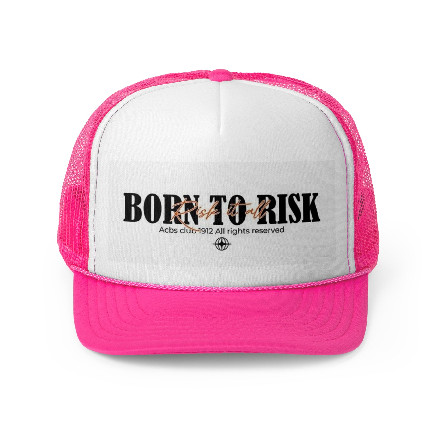 Born to Risk Trucker Cap - Stylish Mesh Hat for Adventurers