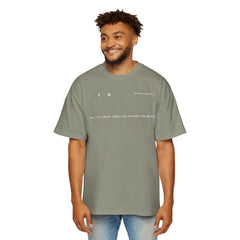 Men's Heavy Oversized Tee, Premium Top, Comfortable Streetwear, Graphic Tee,  Essential..