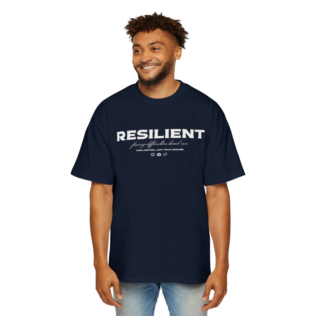 Oversized Resilient Tee - Casual Comfort for Everyday Strength — image 17