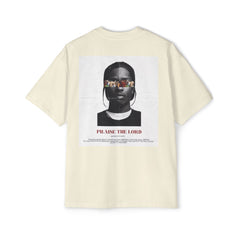 Men's Premium Oversized Tee - 'PRAISE THE LORD' Graphic Tee for Casual Wear