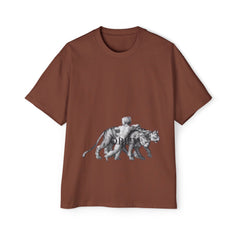Vintage Premium  Oversized Tee with Savanna Adventure Design, Casual Wear, Graphic Tee, Streetwear Style..