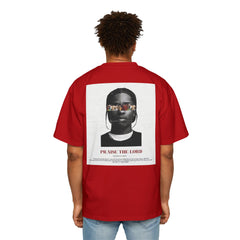 Men's Premium Oversized Tee - 'PRAISE THE LORD' Graphic Tee for Casual Wear