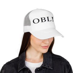 Bold Embroidered Foam Trucker Hat, Casual Hat, Adjustable Cap,  Trendy Hat for Outdoors and Festivals