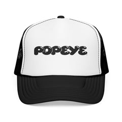 Popeye Foam Trucker Hat | Custom Embroidered Baseball Cap.