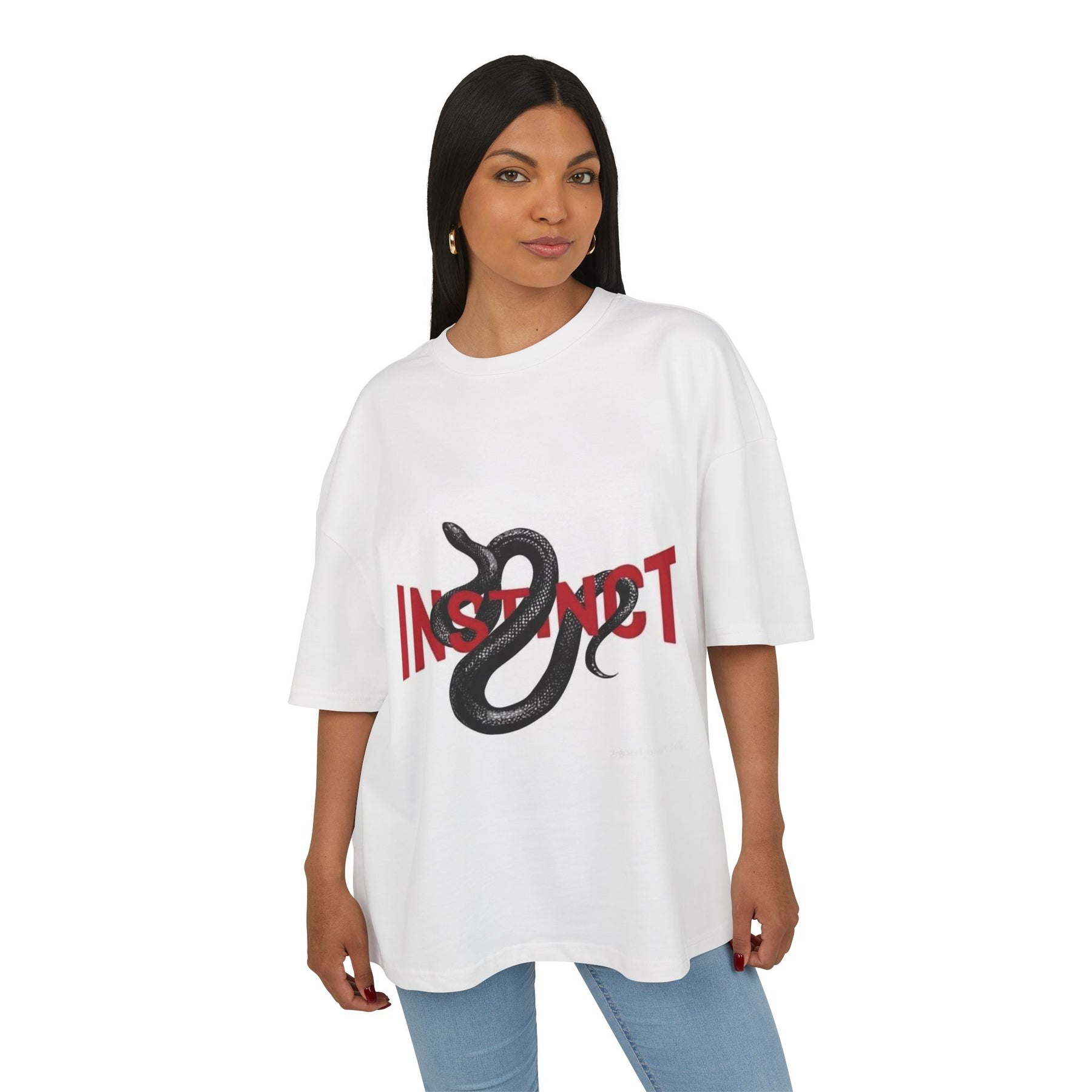 "INSTINCT X VENOM Oversized Tee – Embrace the Power Within"