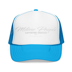 Nightlife Support Foam Trucker Hat, Party Hat, Festival Headwear, Premium Embroidered Cap..