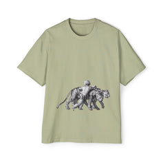 Vintage Premium  Oversized Tee with Savanna Adventure Design, Casual Wear, Graphic Tee, Streetwear Style..
