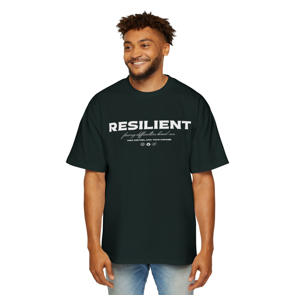 Oversized Resilient Tee - Casual Comfort for Everyday Strength — image 50