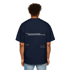 Men's Heavy Oversized Tee, Premium Top, Comfortable Streetwear, Graphic Tee,  Essential..