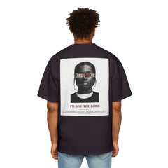 Men's Premium Oversized Tee - 'PRAISE THE LORD' Graphic Tee for Casual Wear