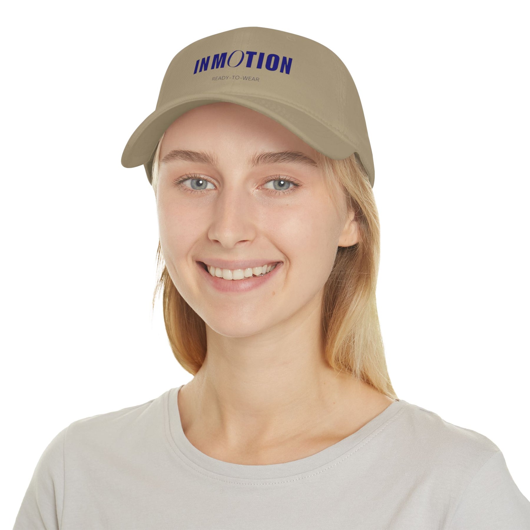 Stylish Red Baseball Cap - 'IN MOTION' Activewear Hat