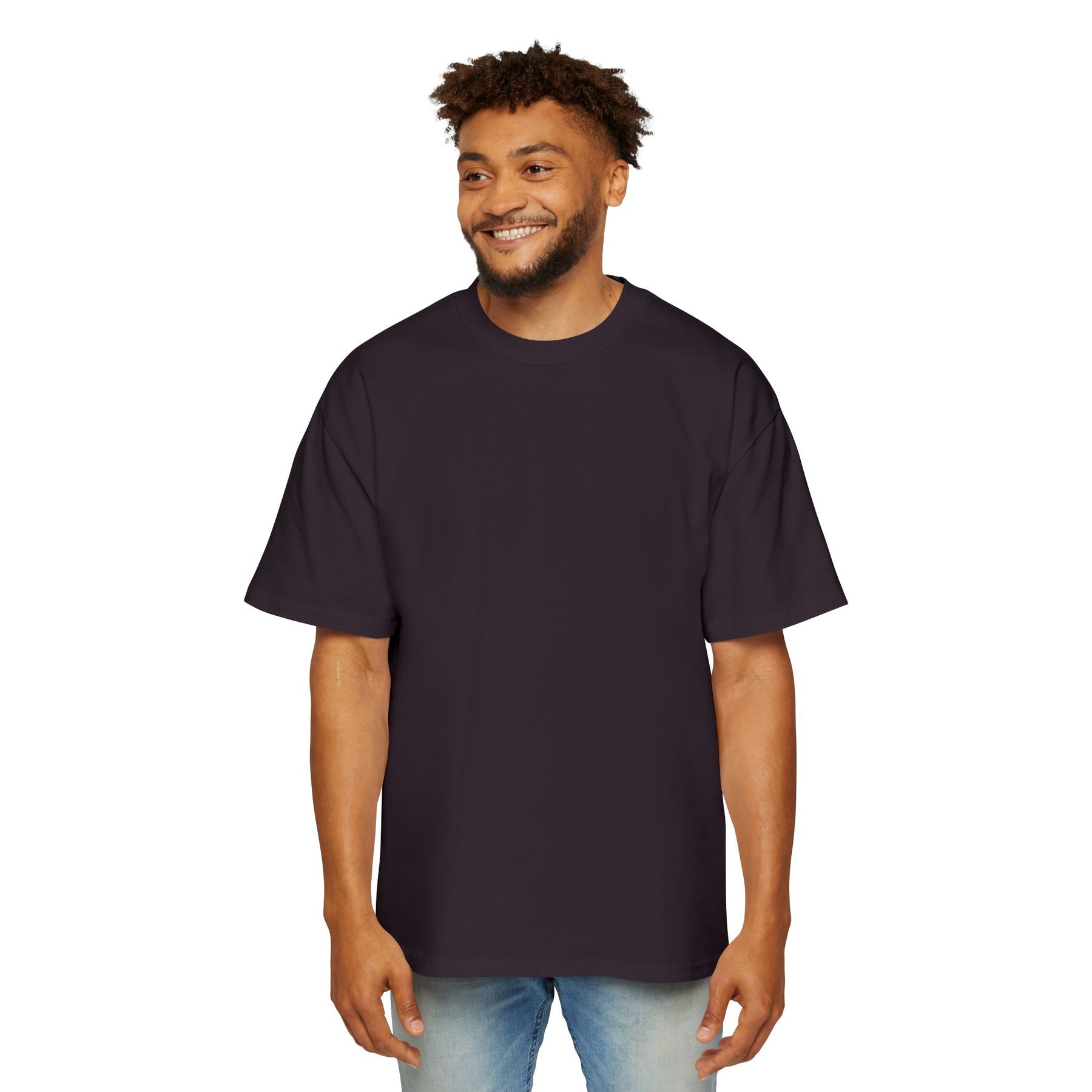 Bottom of the shirt says "Catch the Vibes" Oversized Tee  - Comfortable and Stylish