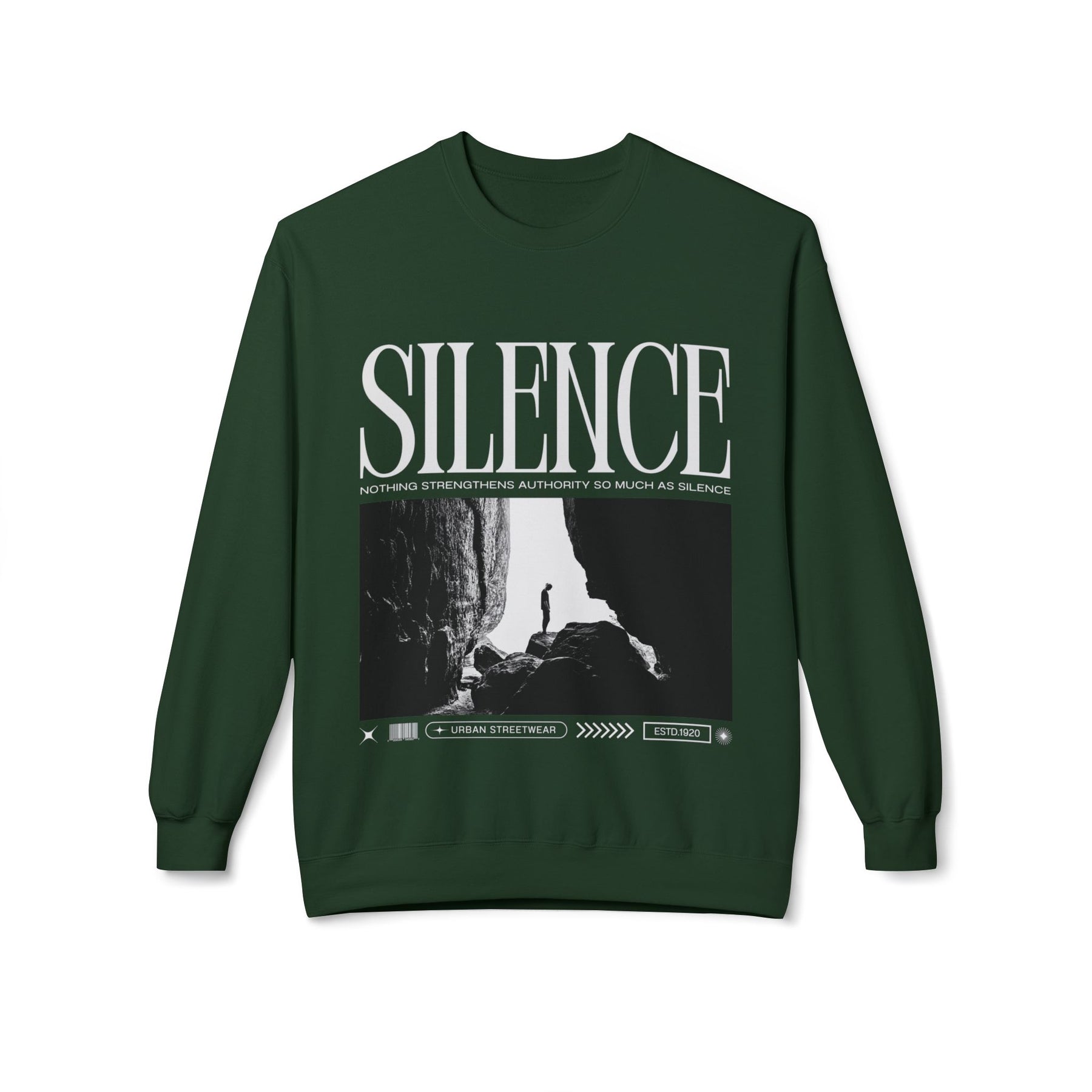 A new relaxed silence casual sweartshirt