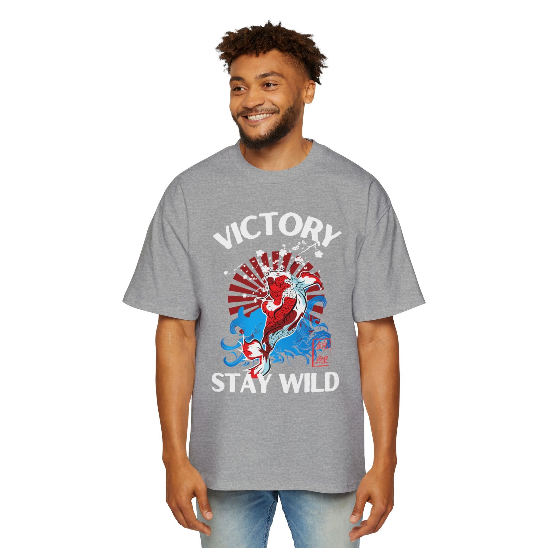The Koi's Wild Ride to Victory Oversized-Tee
