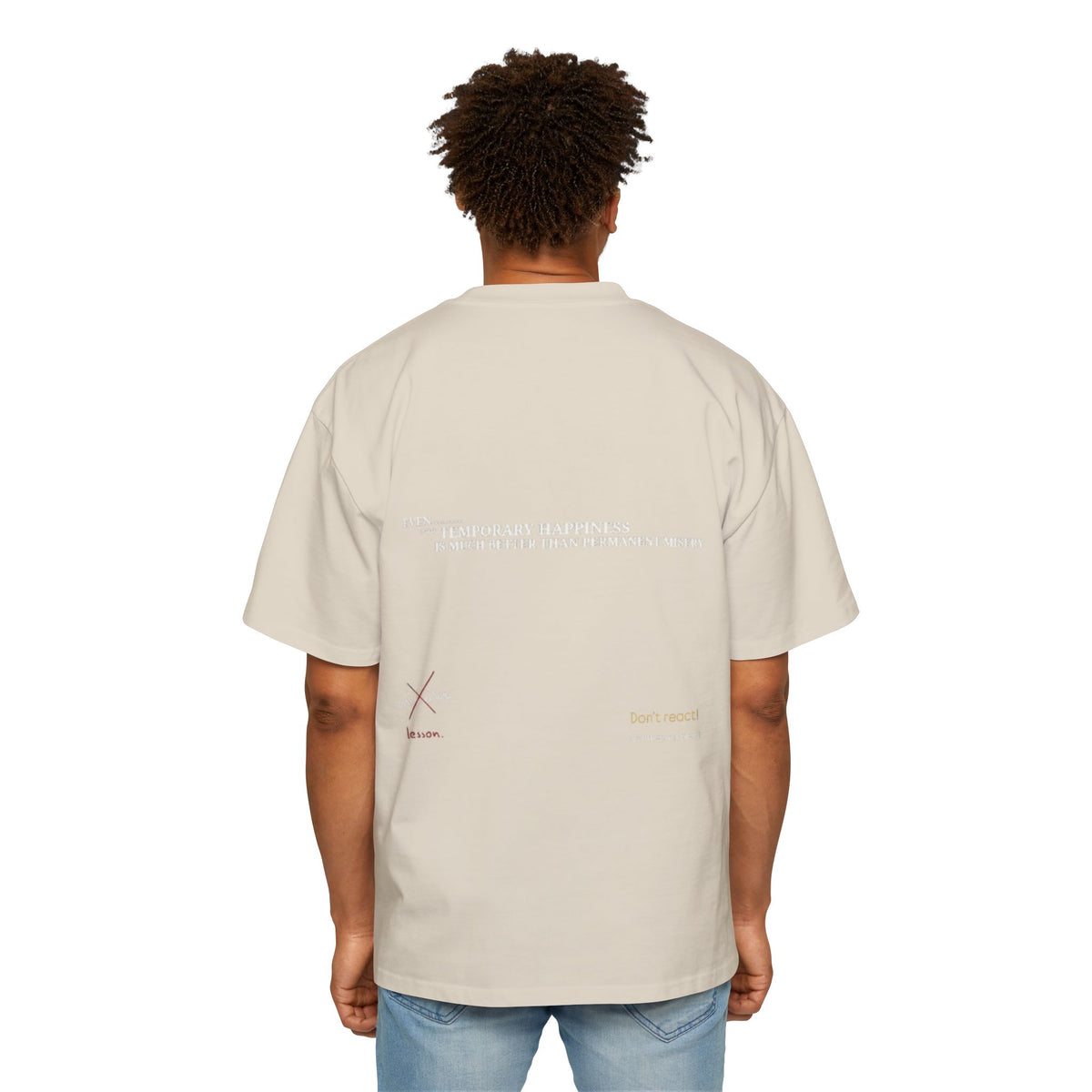 Men's Heavy Oversized Tee, Premium Top, Comfortable Streetwear, Graphic Tee,  Essential.. — image 33