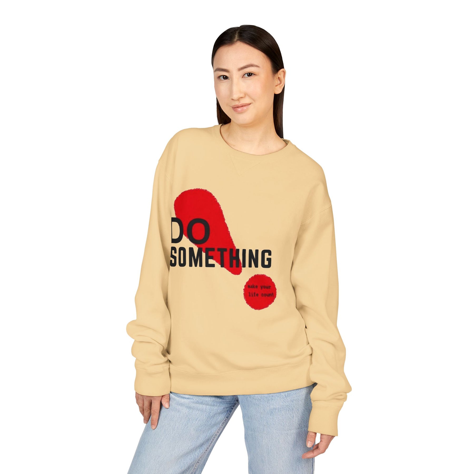 Motivational Sweatshirt with Bold Message, Premium Crewneck for Casual Wear,  Comfortable Hoodie for Everyday Use, [...]