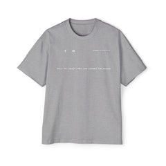 Men's Heavy Oversized Tee, Premium Top, Comfortable Streetwear, Graphic Tee,  Essential..
