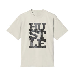 Premium Heavy Faded Tee - Hustle Graphic T-Shirt for Motivated Individuals — thumb 1