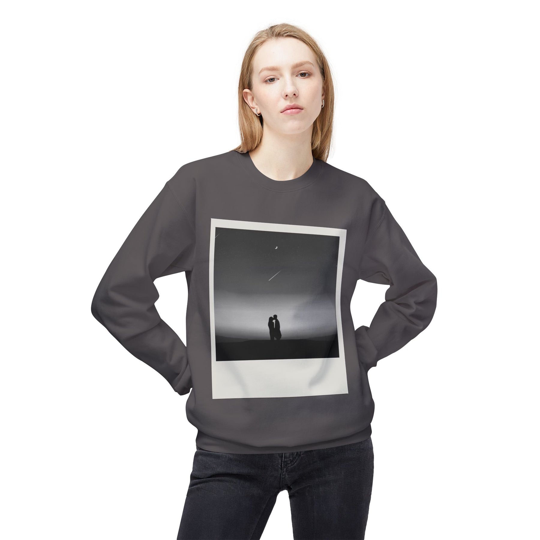 Polaroid Kiss Black Sweatshirt