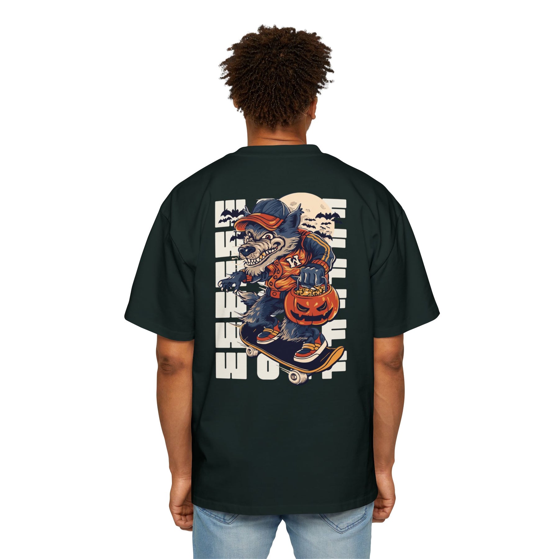 Werewolf on Wheels Oversized-Tee