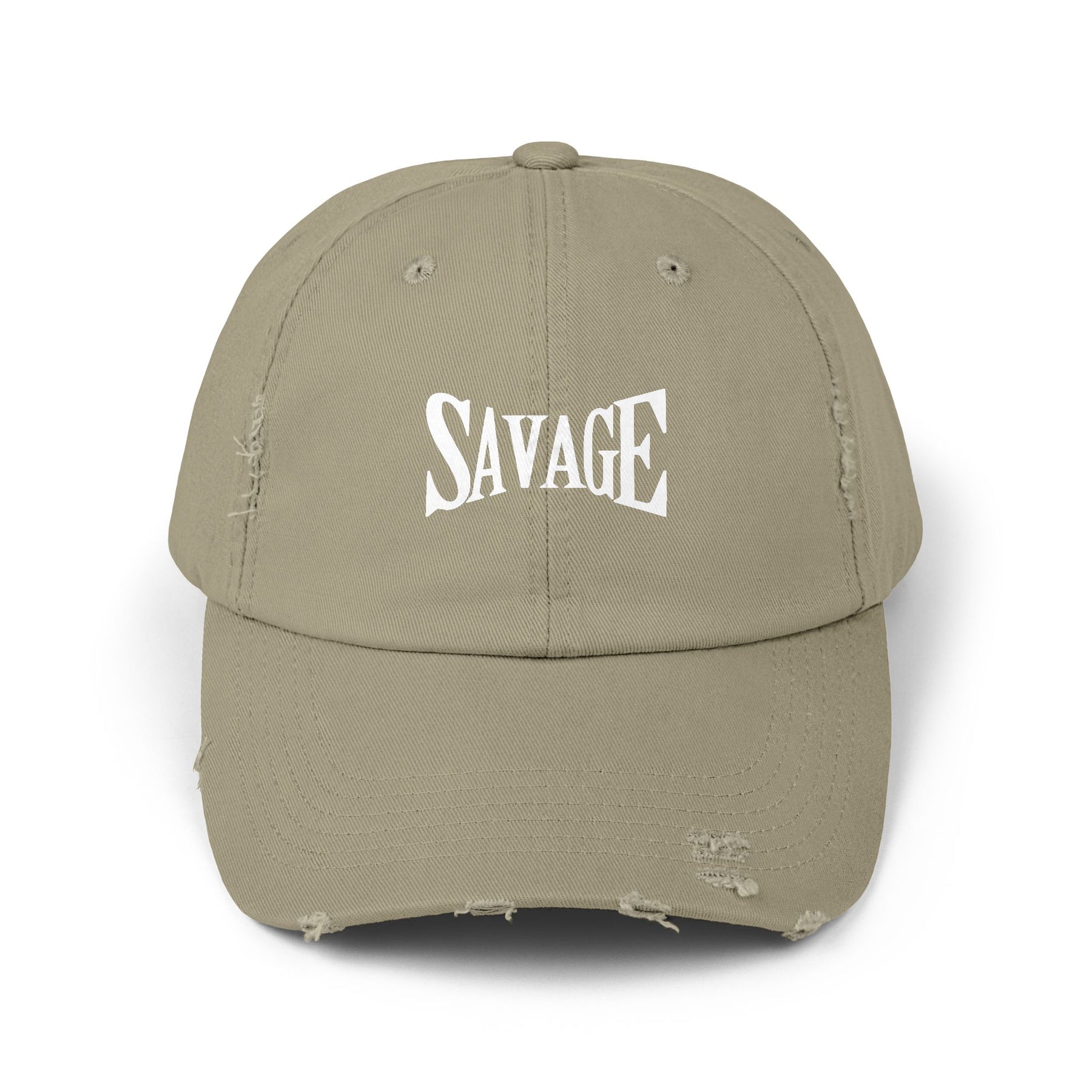 "SAVAGE Distressed Dad Hat"
