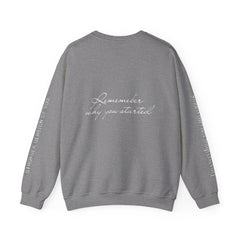 Motivational Crewneck Sweatshirt - Inspirational  for Adults, Premium Wear, Self-Care Reminder, Perfect for Streetwear
