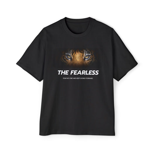 Men's Oversized Tee - The Fearless Black