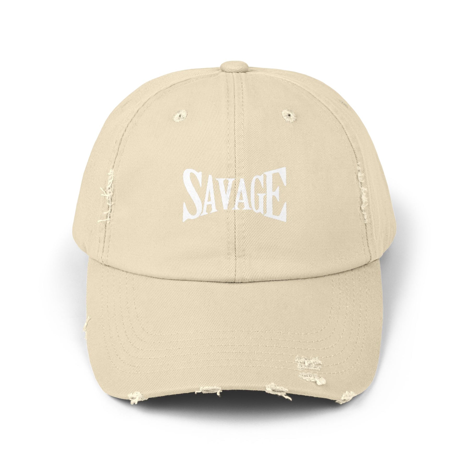 "SAVAGE Distressed Dad Hat"