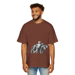Vintage Premium  Oversized Tee with Savanna Adventure Design, Casual Wear, Graphic Tee, Streetwear Style..
