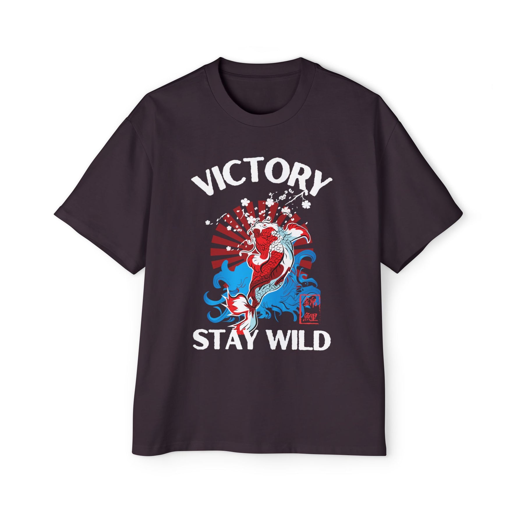 The Koi's Wild Ride to Victory Oversized-Tee