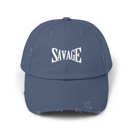 "SAVAGE Distressed Dad Hat"